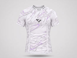 Rashguard ÉGO blanc, vue de face