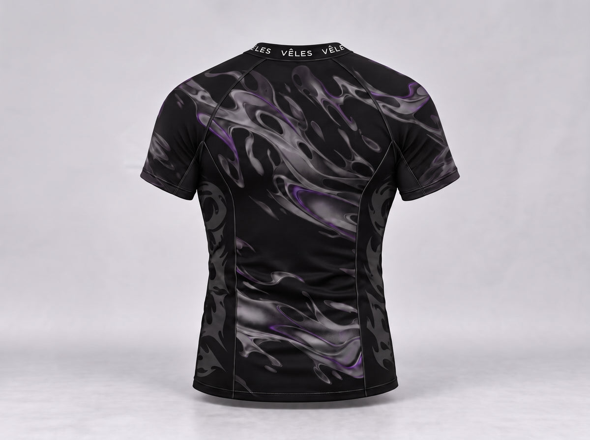 Rashguard ÉGO noir, vue de dos