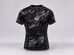 Rashguard ÉGO noir, vue de face