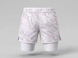 Short ÉGO blanc, vue de dos