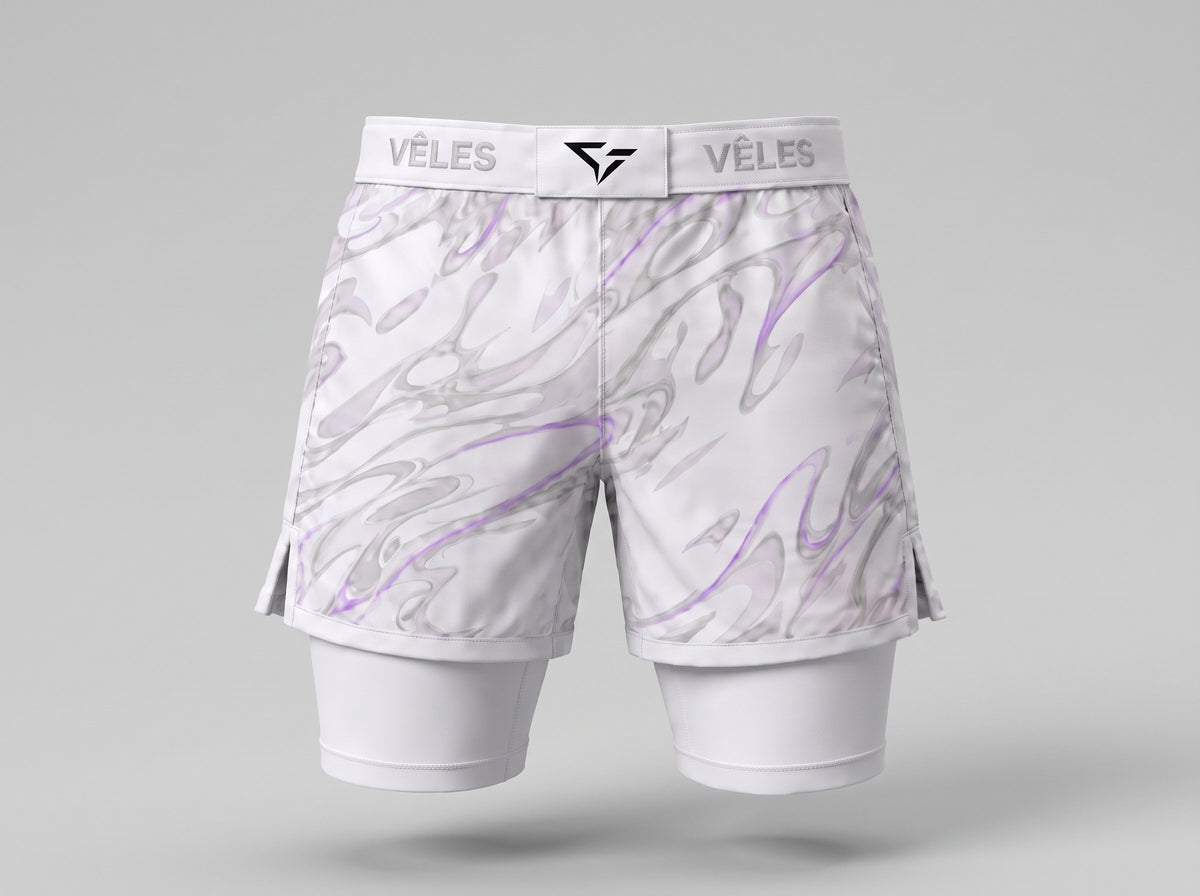 Short ÉGO blanc, vue de face