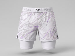 Short ÉGO blanc, vue de face